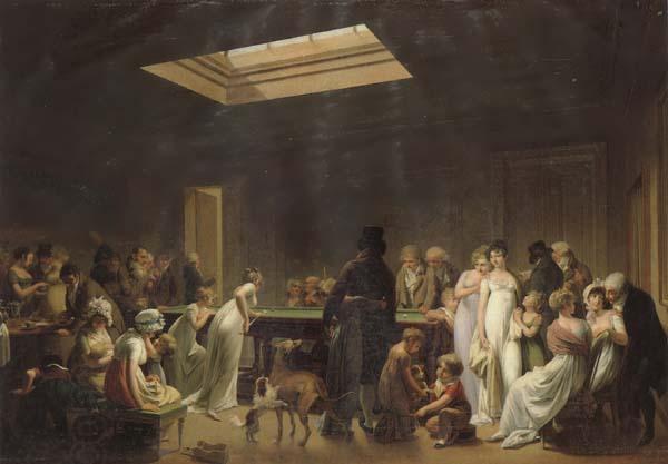 Louis-Leopold Boilly A Game of Billiards oil painting picture